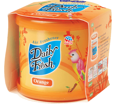 Daily Fresh Orange Gel Air Freshener,70g