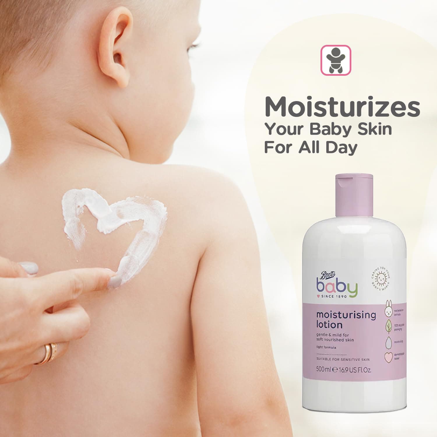 Boots Baby Moisturising Lotion - 500ml