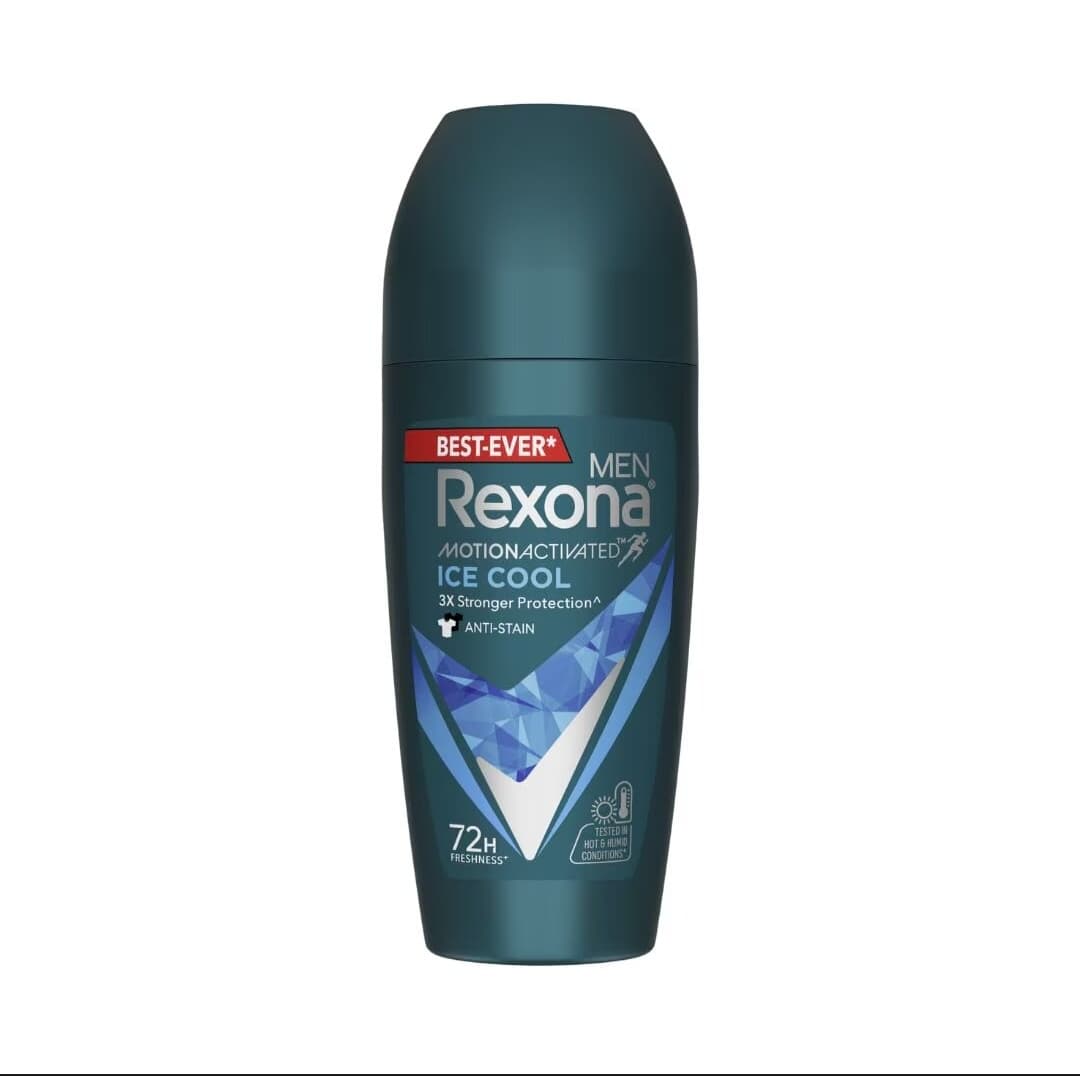 Rexona Men Motion Activated Ice Cool 72hr 3X Stronger Protection Roll on-45ml