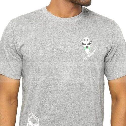 Half sleeve gray tshirt for men new collection 2024 stylist | Soft cotton tshirt for men export quality | Gray tshirt for men full sleeve thumbnail