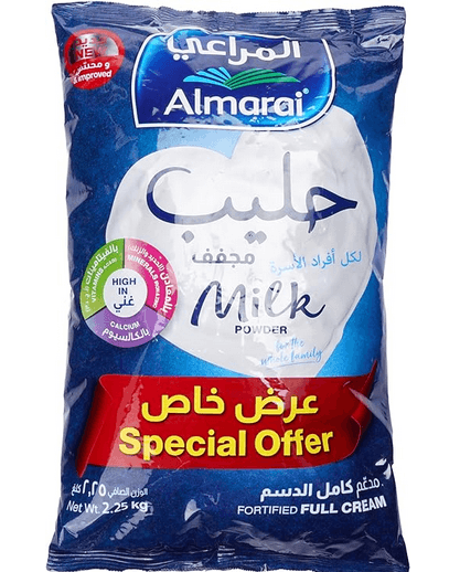 Almarai Full Cream Milk Powder, 2.25 kg,