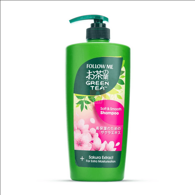 Follow Me Green Tea Soft & Smooth Shampoo 650ml