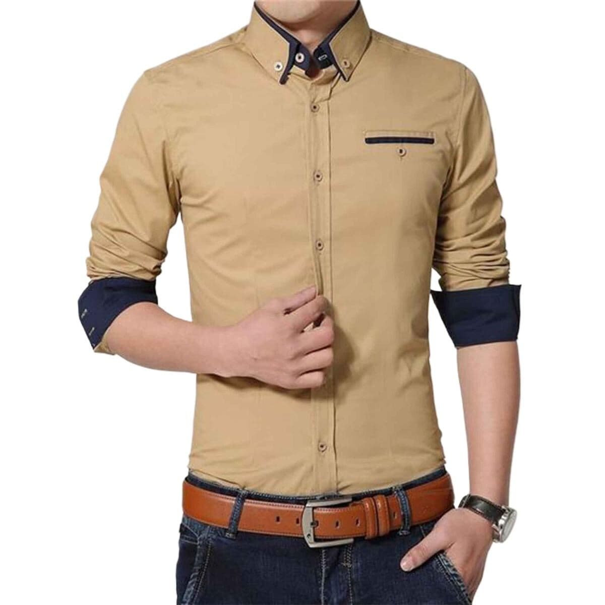 Shirt for men new 2024 brand stylish | Cotton shirt for men high quality brand | Mens shirt new collection 2024 | Mens shirt export quality full sleeve thumbnail
