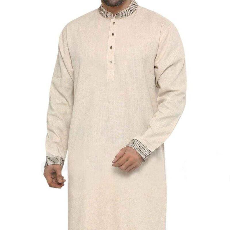 Khadi Panjabi For Men New Collection 2024 | Indian panjabi or men off white