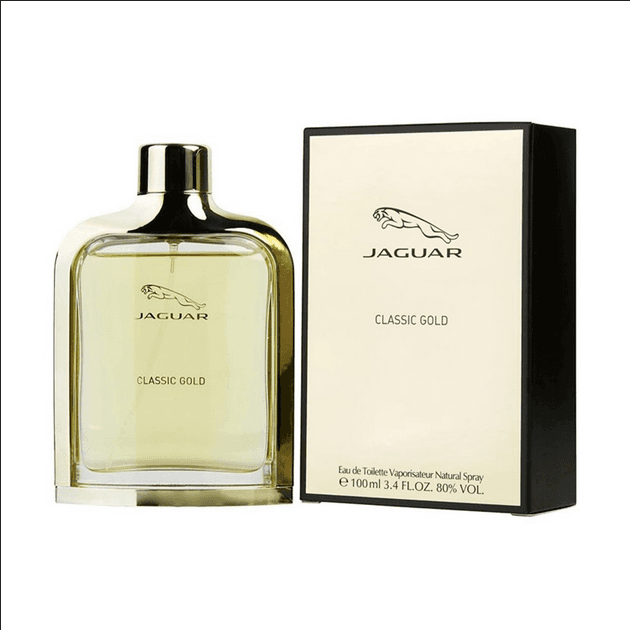 Jaguar Classic Gold Eau De Vaporisateur Spray for Men-100ml  (Made in France)