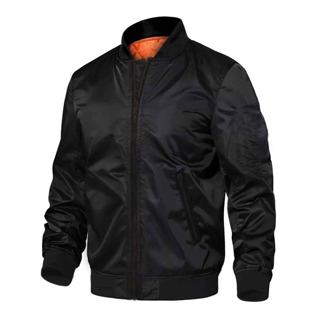 Black jacket for men 2024 new collection | Double part black jacket for men high quality | Biker jacket collection thumbnail