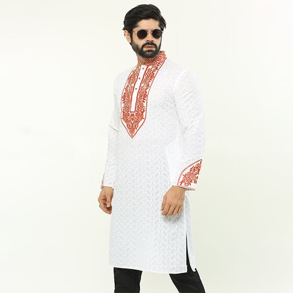 Uncommon Panjabi for Men | Stylish White Panjabi at Low Price | Premium Quality Cotton Panjabi for Eid & Wedding | Traditional White Punjabi for Men | Comfortable & Elegant Design | Best Budget Menâs Panjabi | Perfect Festive & Casual Wear | Trendy Menâ thumbnail