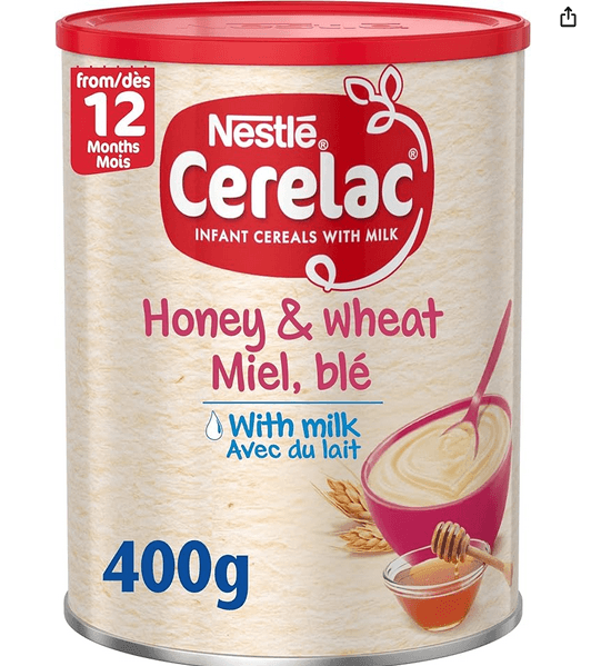 Honey & Wheat Toddler Cereal with Milk 400gm(Imported From UK)