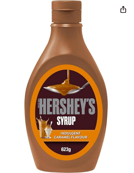 Hershey's Caramel Syrup Easy Squeeze Bottle 623g