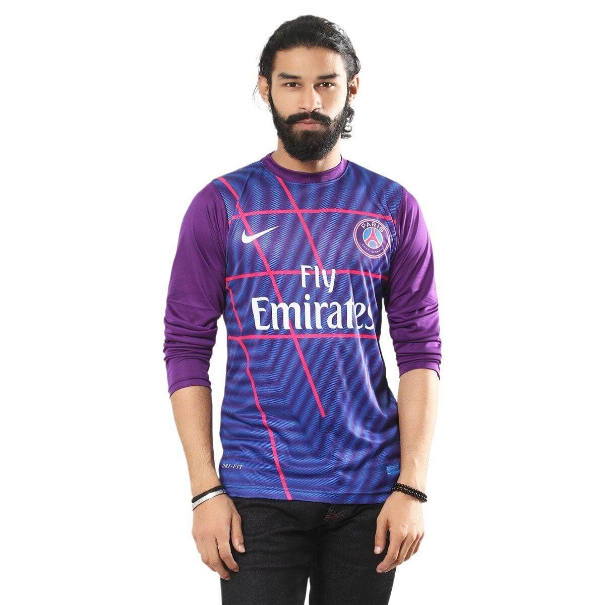 Purple blue tshirt for men new collection 2025 | Full sleeve tshirt for men blue | All over printed tshirt for men