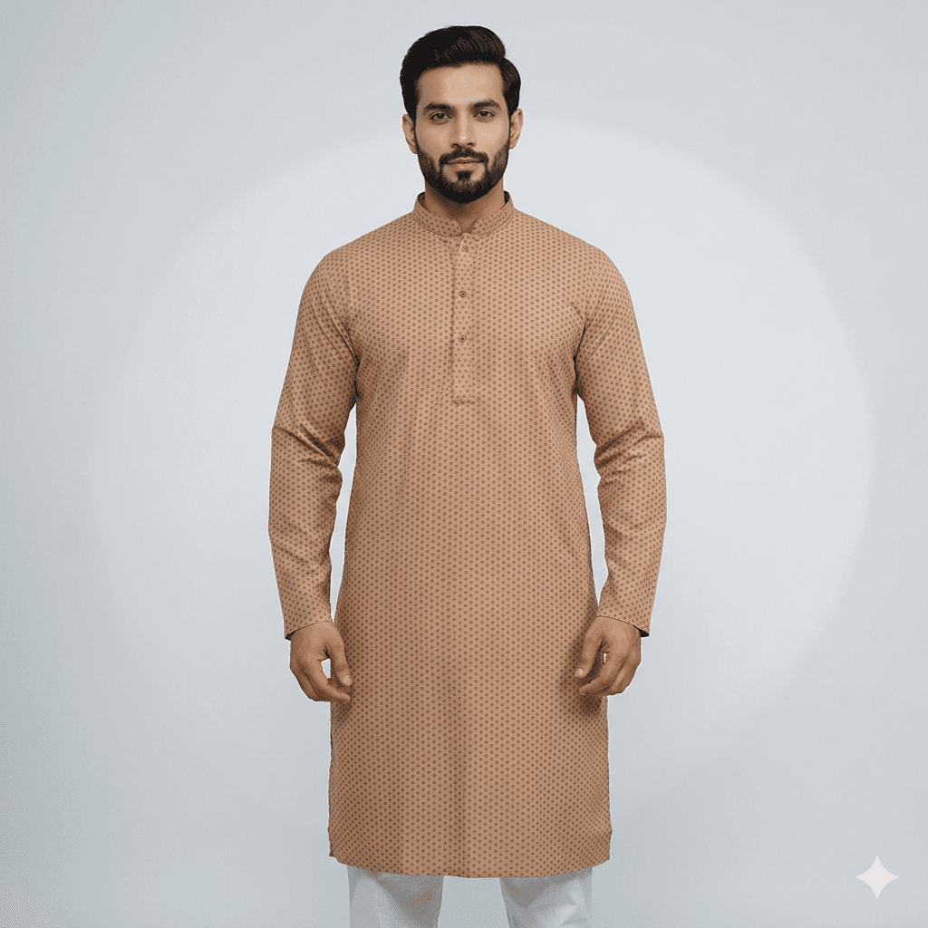 Printed panjabi for men new collection 2026 | Panjabi for men new collection 2026 stylist | Panjabi for men off white printed