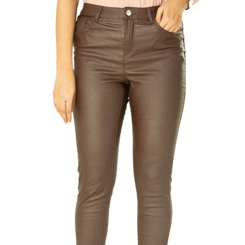 Leather jeans pant for women new collection 2024 | Womens pant low price | chocolate black pant for women