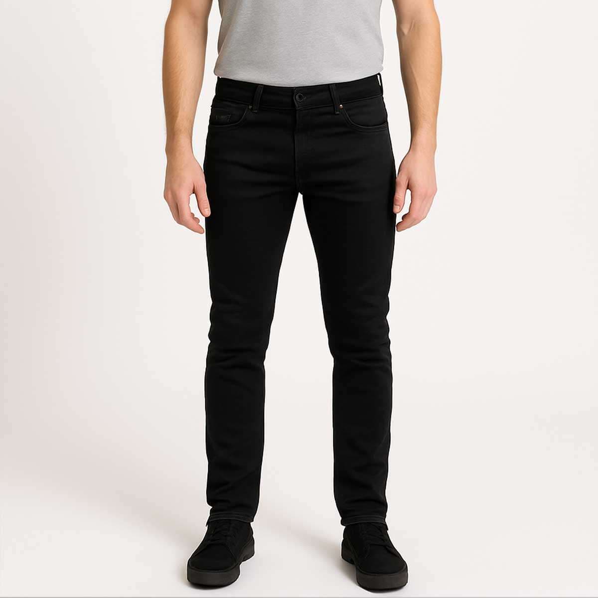 Black jeans pant for men new style 2026 | Denim pant for men high quality | Export quality stretch pant for men thumbnail