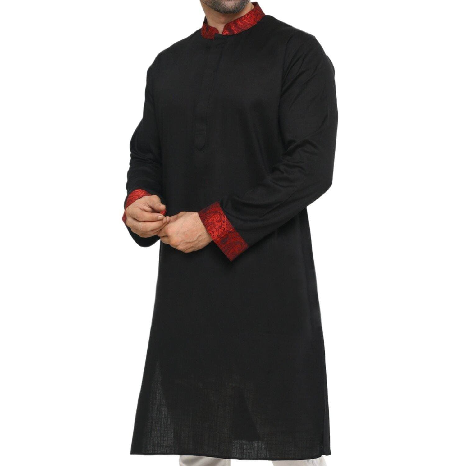 Black panjabi collection for men 2026 | Cotton panjabi for men black | High quality panjabi for men eid