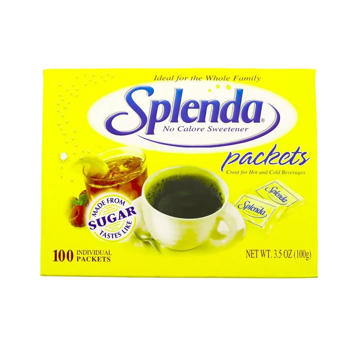 Splenda No Calorie Sweetener 100Pcs (pack of 2)