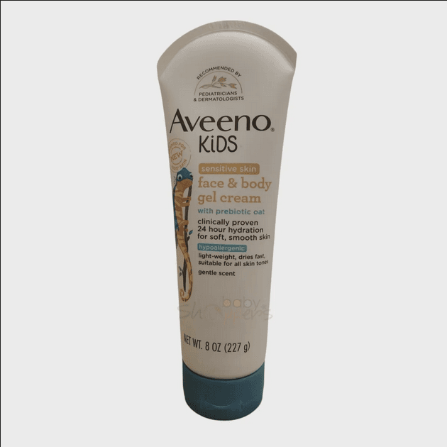 Aveeno Kids Face & Body Gel Cream 227g