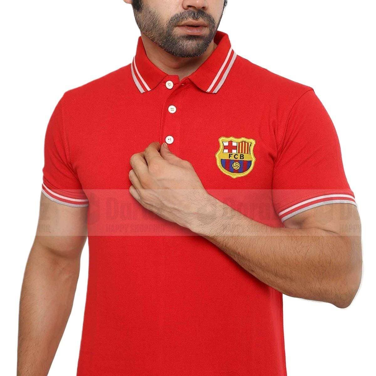 Red polo tshirt for men new 2025 brand | Export quality polo tshirt for men with collar | Mens polo t shirt export quality thumbnail