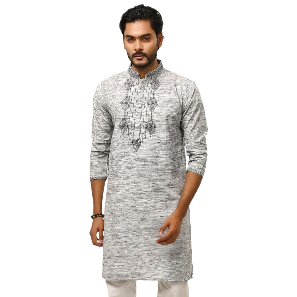 Soft Premium Cotton Panjabi for Men â Comfortable, Breathable & Lightweight Traditional Punjabi Kurta for Eid, Wedding & Festive Wear | Stylish Slim Fit Casual Ethnic Panjabi for Men | Soft Fabric Long Kurta for All-Day Comfort & Elegant Look
