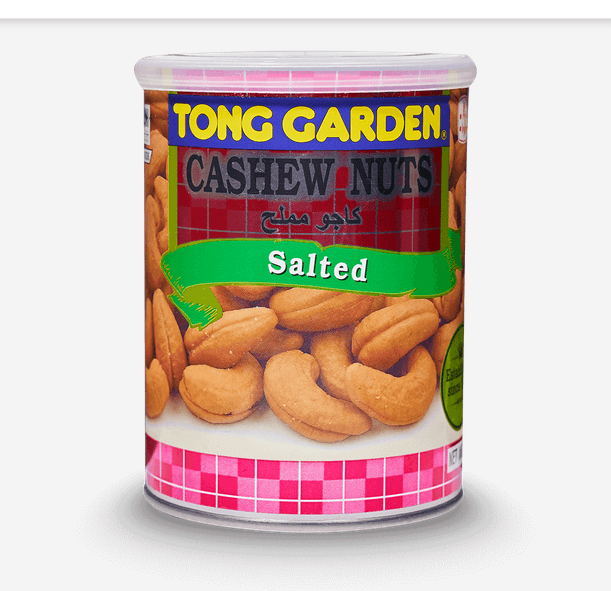 Tong Garden Salted Cashew Nuts Can 150gm