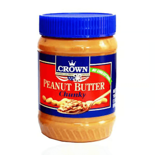 Crown Peanut Butter (Chunky) 510 gm