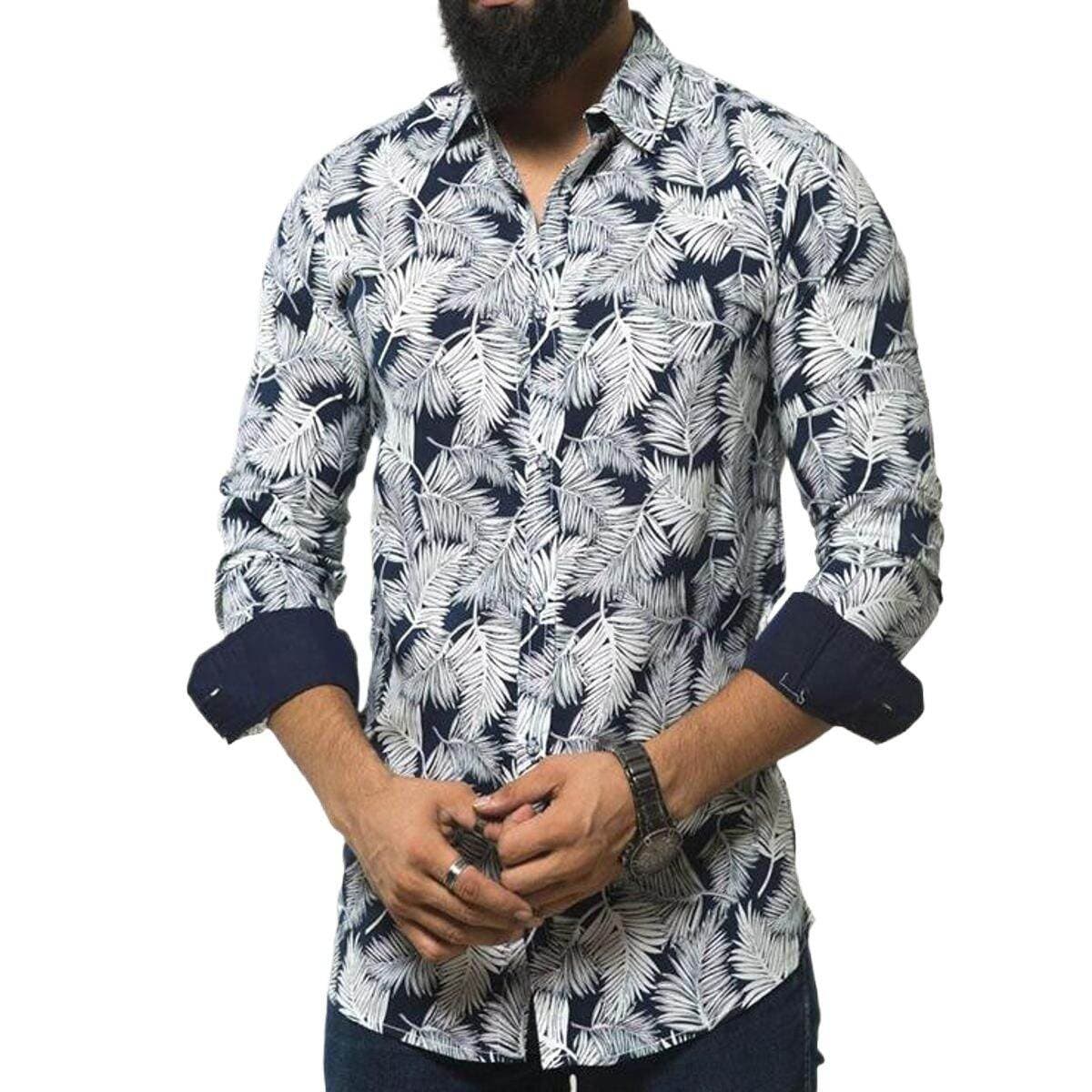 Printed shirt for men brand | Blue shirt for men new 2024 brand stylish | Shirt for men new 2024 brand thumbnail