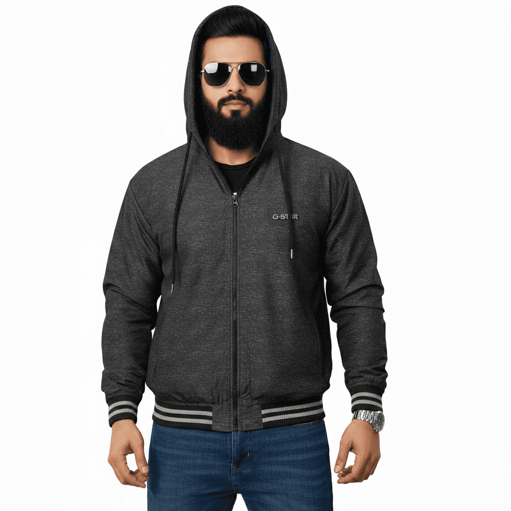 Export Quality Double Part Hoodie Jacket for Men & Women | Premium Fabric | Stylish & Trendy Hooded Jacket | Warm & Comfortable Winter Wear | Casual & Street Style | Durable Stitching | Low Price Best Deal Online thumbnail