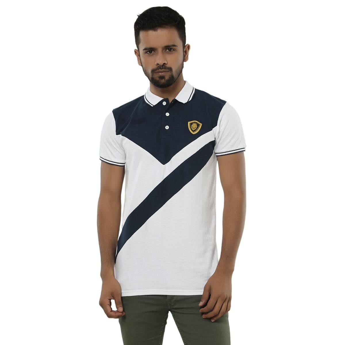 White polo tshirt for men new 2024 brand | Export quality polo tshirt for men with collar | Mens polo t shirt export quality thumbnail