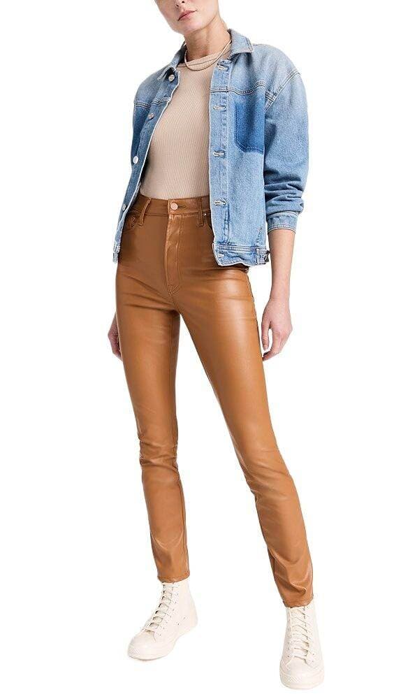 Leather pants for women high quality | Pant for women stylish jins | khaki pants for women low price | Women pants korean | High quality pant collection for women | Stretchable soft pant for ladies, girls and women thumbnail