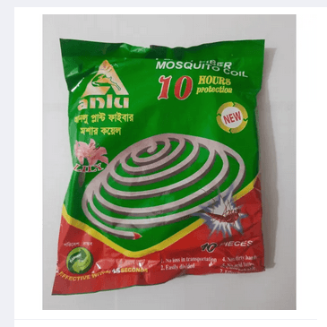 Anlu Mosquito Coil Plant Fiber Coil 5 packet 50 pcs