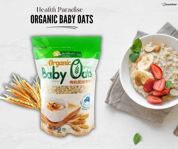 Health Paradise Organic Baby Oats Instant 500G