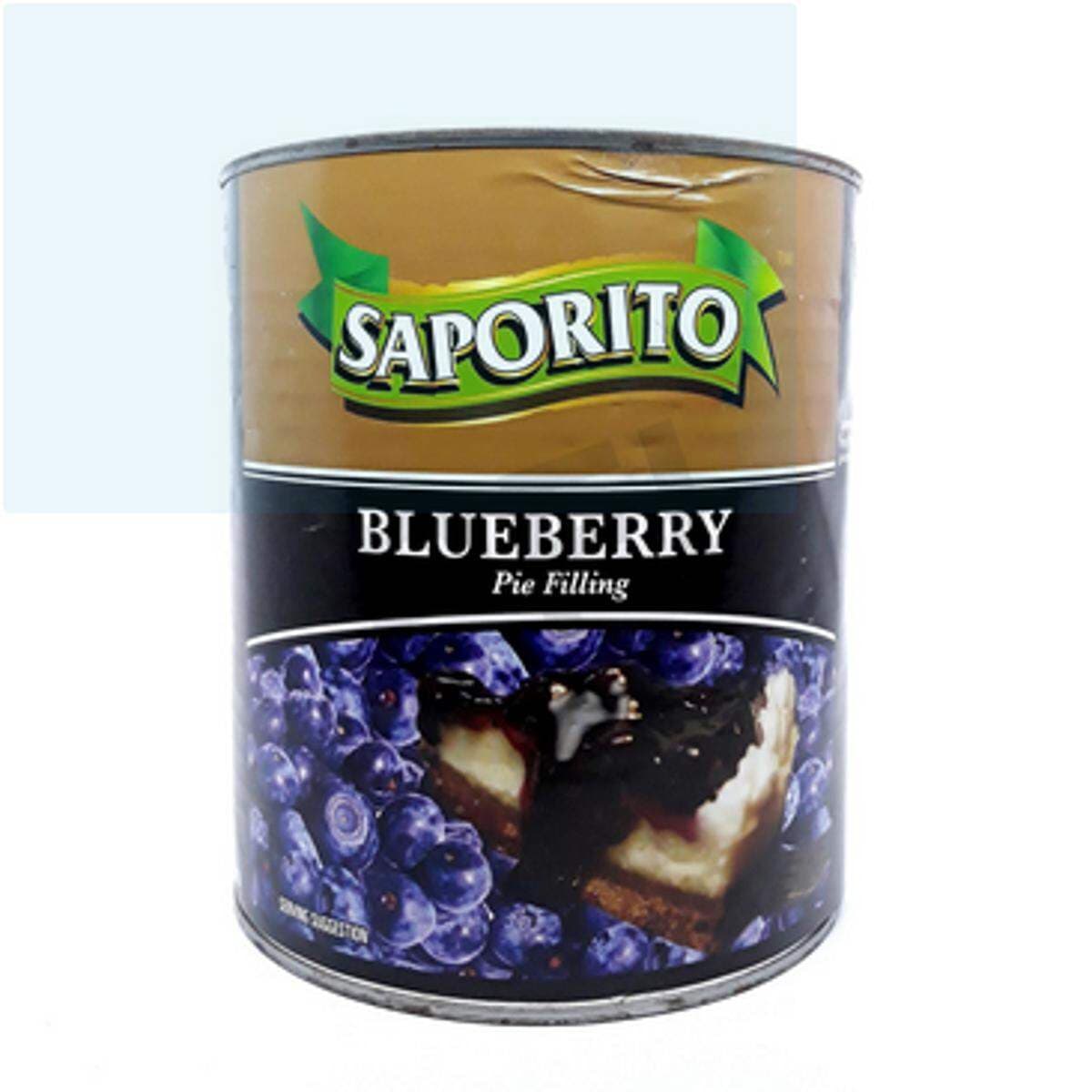 Saporito Blueberry Pie Filling 595 G Blueberry Flavor