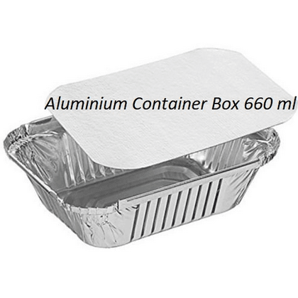 Aluminium Foil Container Box 660Ml 50 Pcs - Box