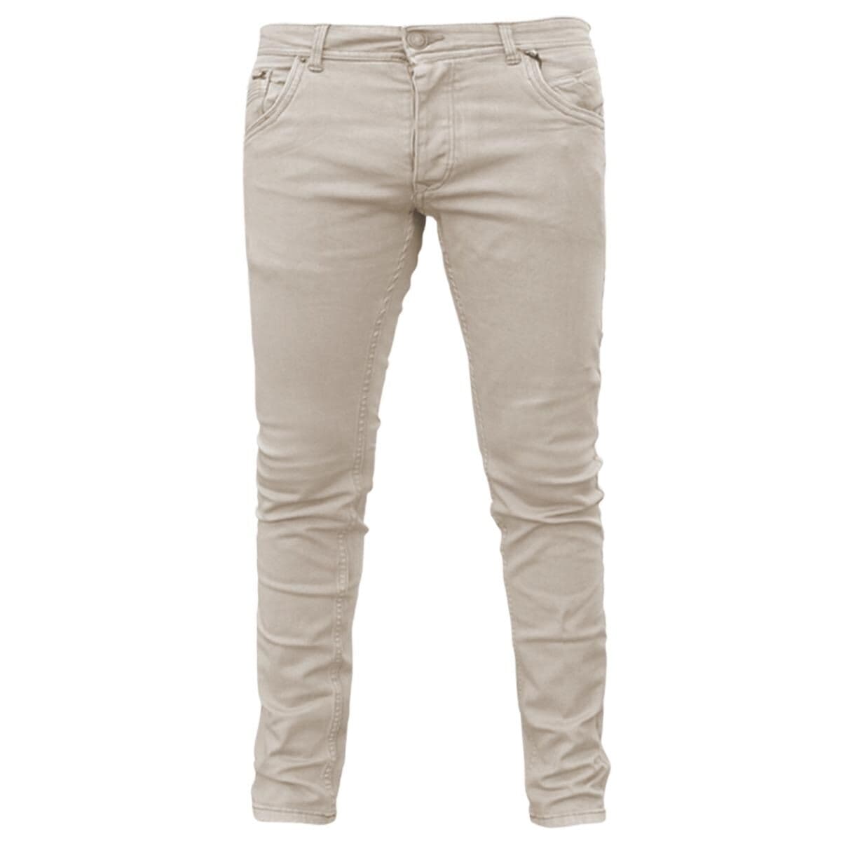 Jeans pant for men stylish 2024 new | off white jeans pant for men | Cream pant for men high quality thumbnail