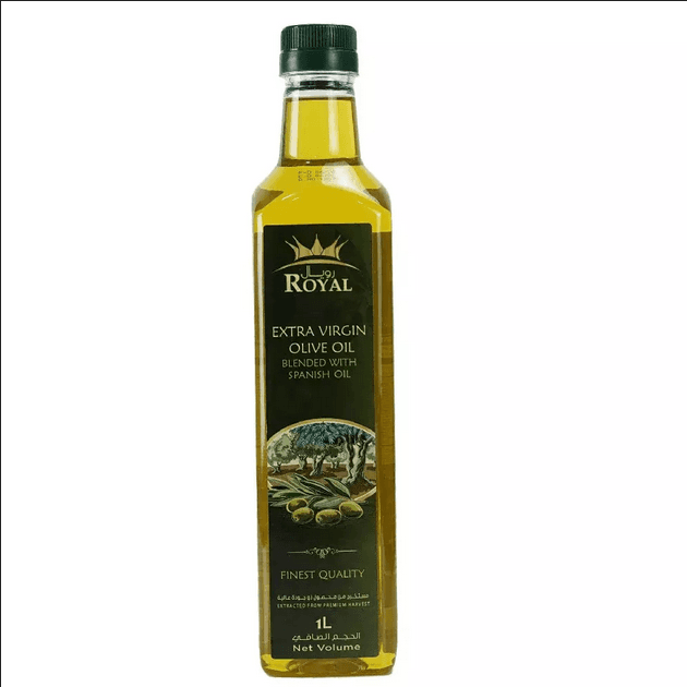 Royal Extra Virgin Olive Oil Blended with Spanish Oil, Finest Quality Oil- 1 Liter