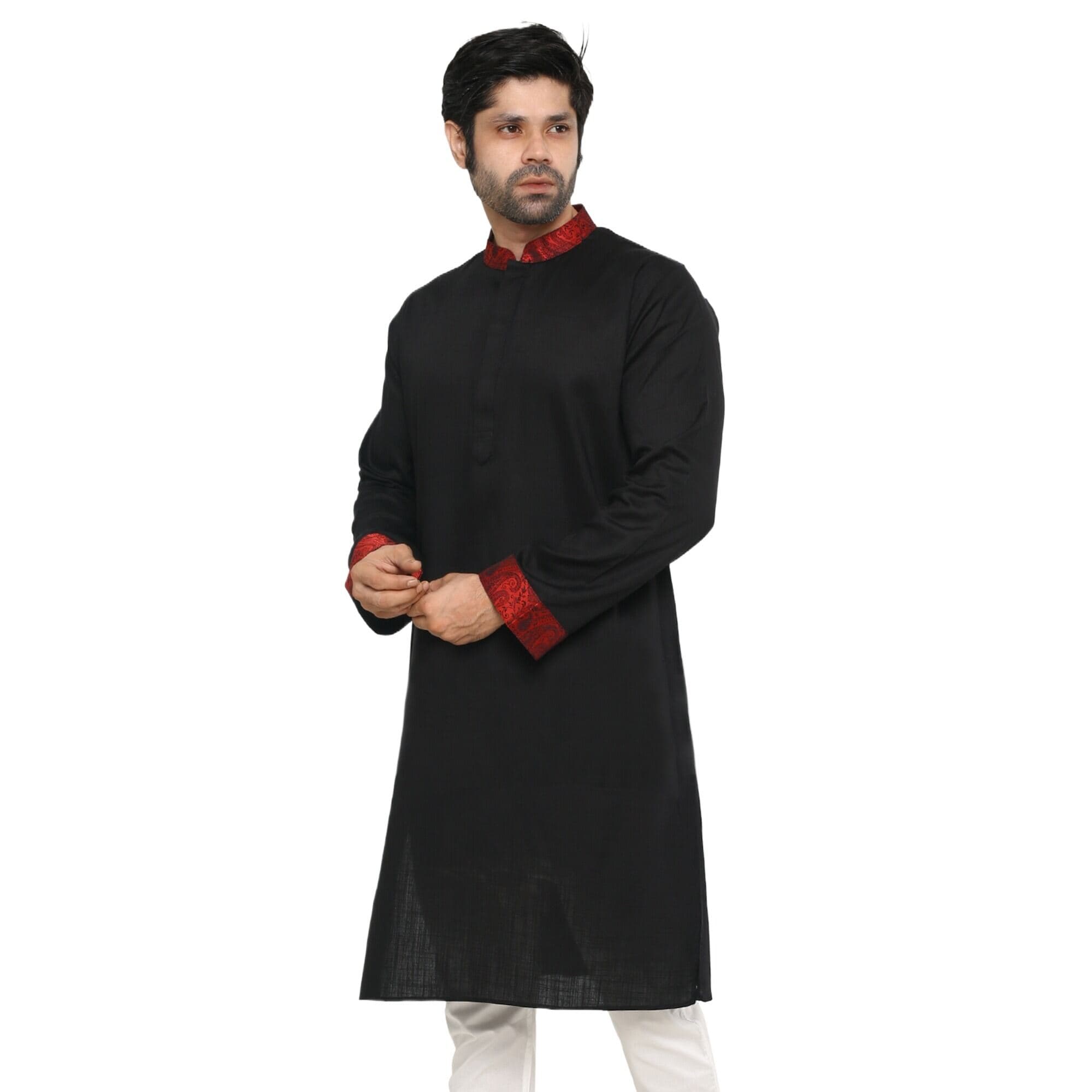 Black panjabi collection for men 2026 | Cotton panjabi for men black | High quality panjabi for men eid thumbnail