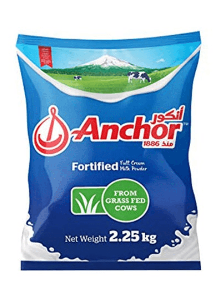 Anchor Fortified Full Cream Milk Powder,2.25kg