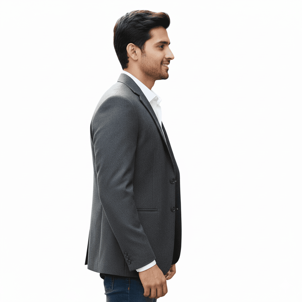 Grey/Ash Blazer for Men | Casual Winter Blazer | Soft & Warm Fabric | Stylish Outerwear for Office & Daily Wear | Trendy Menâs Winter Coat | Comfortable Fit | Premium Look | Perfect for Parties, Meetings & Travel | Best Deal on Daraz | Fashion Blazer fo thumbnail