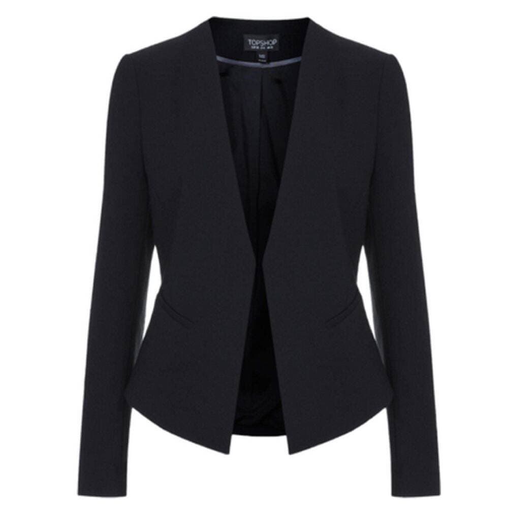 Black blazer ladies new collection | Women new design blazer collection for winter | Stretch ladies new Blazer collection | Fashionable Ladies jackets style blazer double part thumbnail