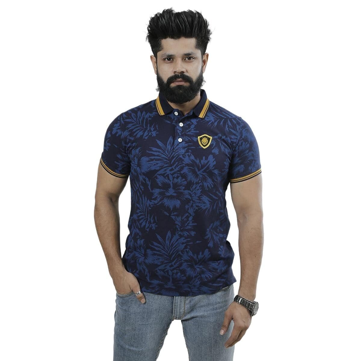 Polo shirt for men new 2024 brand | Polo shirt for men easy brand high quality | Printed polo t shirt for men | Blue polo t shirt for men
