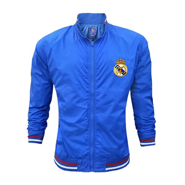 Real madrid jacket for men | Waterproof jacket for men | Lake blue jacket for men winter | Biker jacket for men winter | Windproof jacket for men new collection 2024 | Air proof double part jacket for men at low price thumbnail