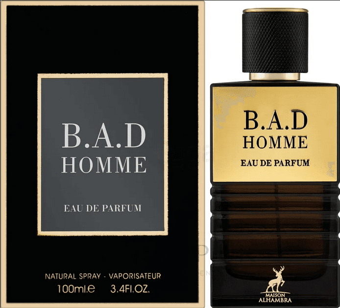 Maison Alhambra B.A.D Homme Eau De Parfum for Men (Inspired by Good Boy Bad Boy Carolina Herrera)-100ml