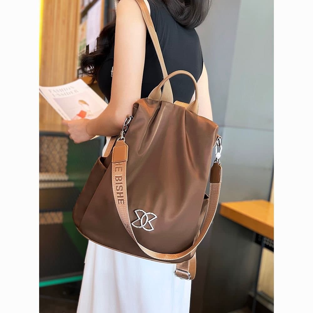Women Large Capacity Outdoor Tote Bag ( coffee / brown ) thumbnail