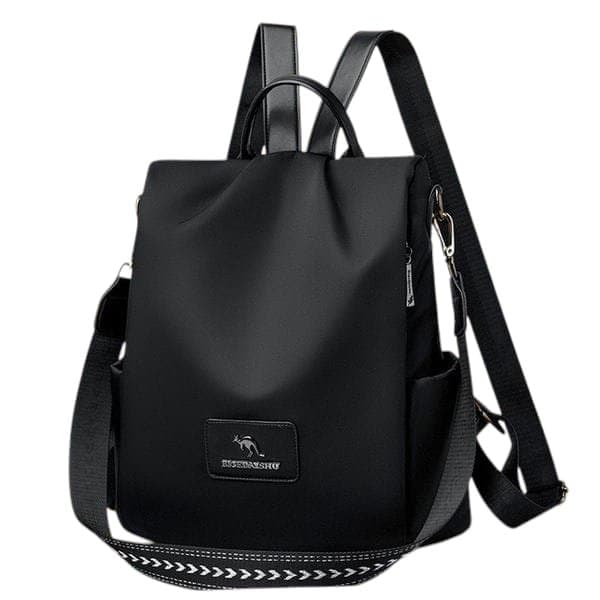 New Texture Oxford Cloth Women’s Backpack (Black)