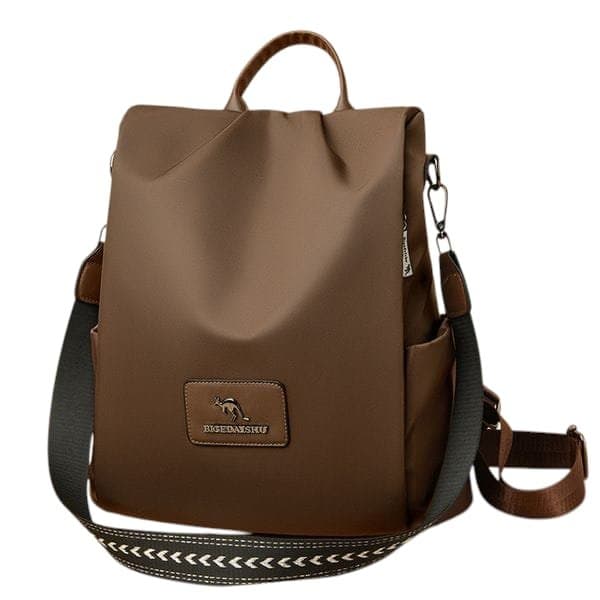 New Texture Oxford Cloth Women’s Backpack(Coffee)