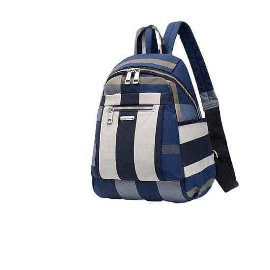 Nylon Backpack Durable Waterproof Casual Shoulder Bag (Blue Color) thumbnail