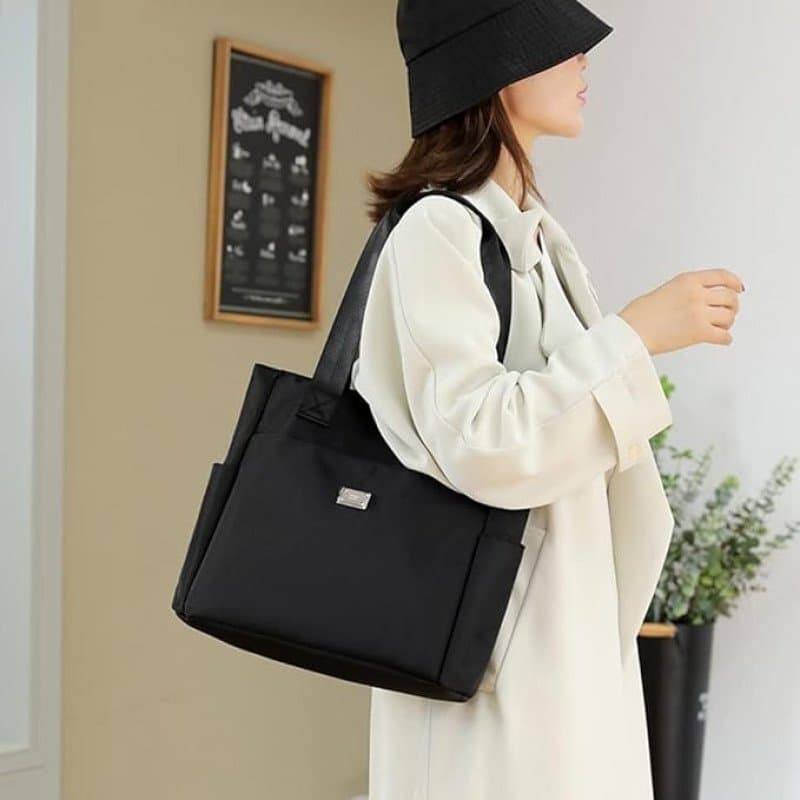Fashion Shopping Bag ( Black color ) thumbnail