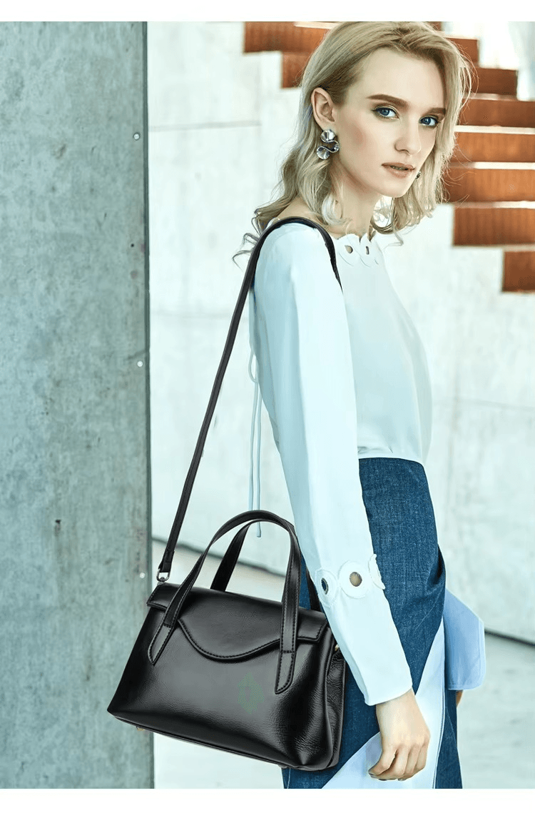 Atmospheric Popular Bag Crossbody Large Capacity Handbag(BLACK) thumbnail