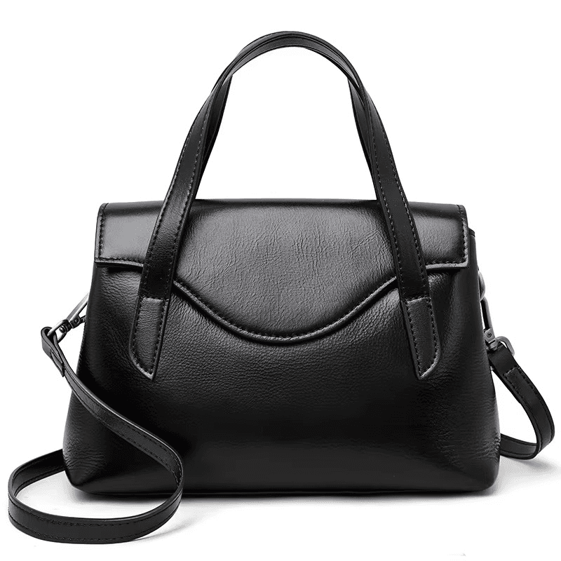Atmospheric Popular Bag Crossbody Large Capacity Handbag(BLACK)