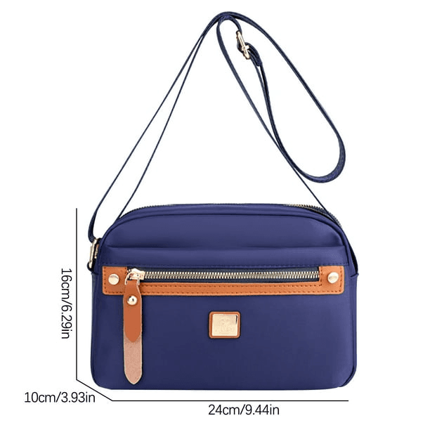 Nylon Fashion Cross-body Bag Lightweight Portable Shoulder Bag(Royal blue color) thumbnail