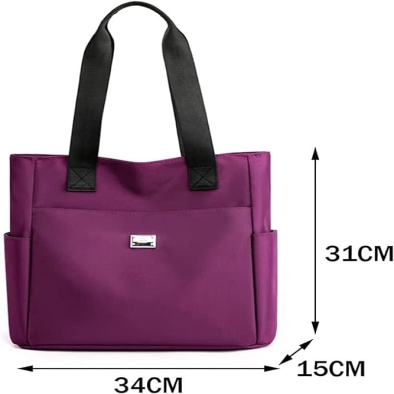 Fashion Shopping Bag ( Purple color ) thumbnail